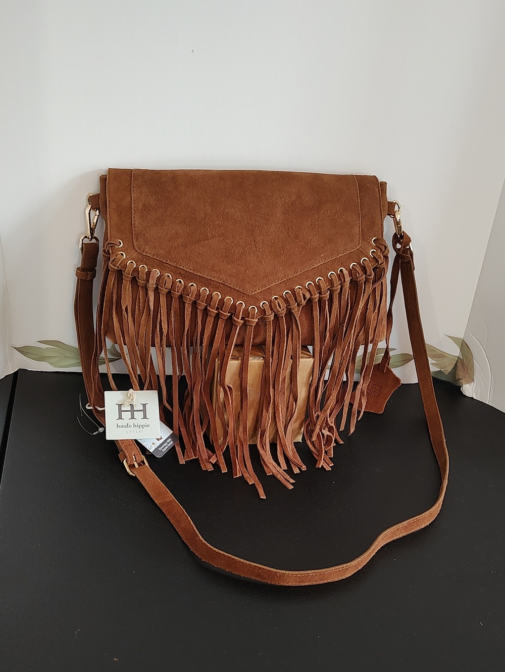 Haute Hippie Suede Crossbody
